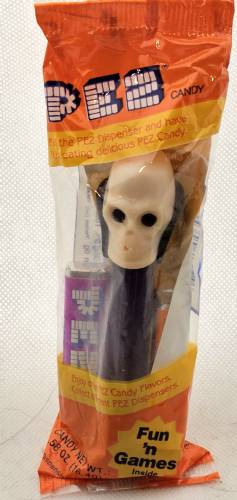 PEZ - Halloween - Skull - White Head - B