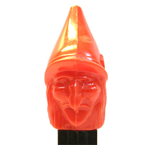 PEZ - Halloween - Witch - Dark Orange - A