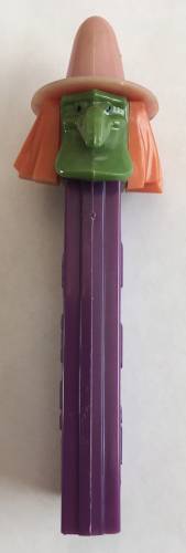 PEZ - Halloween - Witch - Green/Orange/Purple - C