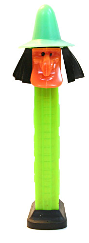 PEZ - Halloween - Witch - Orange/Black/Aqua - C