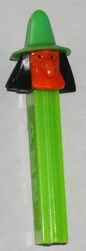 PEZ - Halloween - Witch - Orange/Black/Green - C