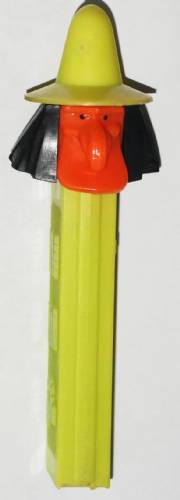 PEZ - Halloween - Witch - Orange/Black/Yellow - C