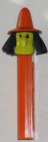 PEZ - Halloween - Witch - Yellow/Black/Orange - C