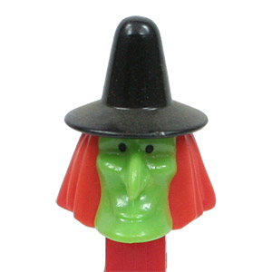 PEZ - Halloween - Witch - Green Face - D