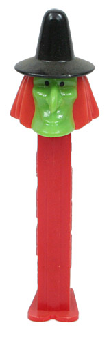 PEZ - Halloween - Witch - Green Face - D