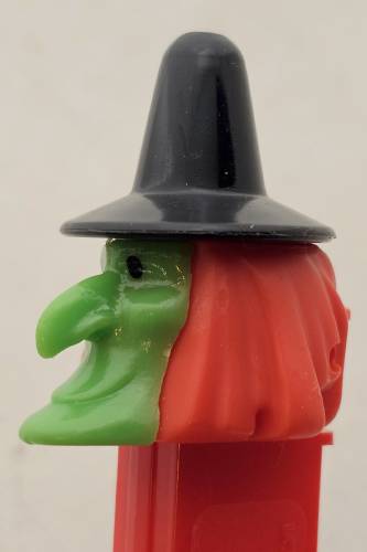 PEZ - Halloween - Witch - Green Face - D