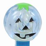 PEZ - Pumpkin C Light Blue Crystal Head