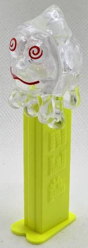 PEZ - Crystal Collection - Slimy Sid - Clear Crystal Head
