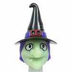 PEZ - Witch E  on GITD white with bats