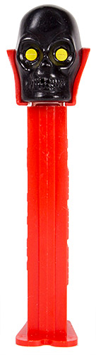 PEZ - Halloween - Misfits - Skull - Black Head - B