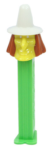 PEZ - Halloween - Misfits - Witch - Yellow Face - D