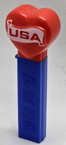 PEZ - Hearts - USA Heart - Red Heart