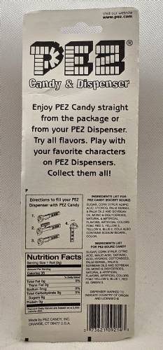 PEZ - Hearts - Valentine - Dream - Nonitalic Black on Crystal Red