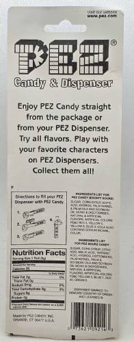 PEZ - Hearts - Valentine - Dream - Italic White on Dark Purple