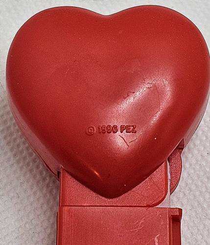 PEZ - Valentine - Happy Valentine's Day - Italic Black on Red