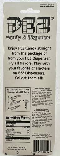 PEZ - Hearts - Valentine - Sugar Sugar - Italic Black on Hot Pink