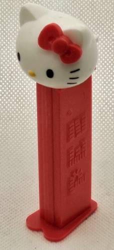 PEZ - Hello Kitty - Hello Kitty - White Head Red Bow