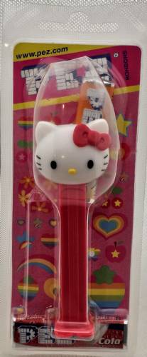 PEZ - Hello Kitty - Hello Kitty - White Head Red Bow