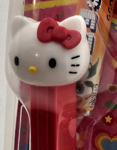 PEZ - Hello Kitty - Hello Kitty - White Head Red Bow