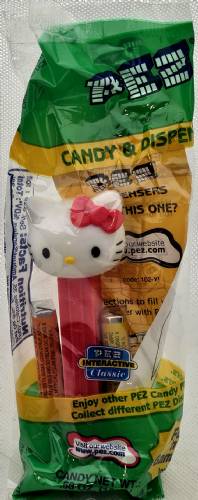 PEZ - Hello Kitty - Hello Kitty - White Head Red Bow