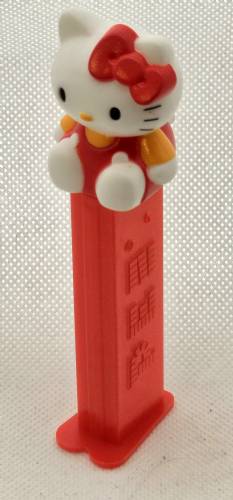 PEZ - Hello Kitty - Fullbody - Hello Kitty in Overalls - White