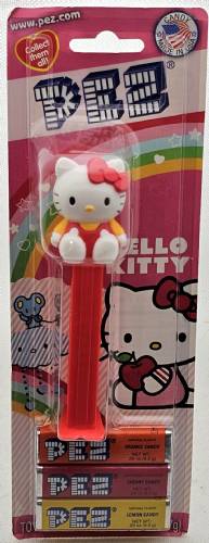 PEZ - Hello Kitty - Fullbody - Hello Kitty in Overalls - White