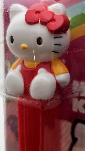 PEZ - Hello Kitty - Fullbody - Hello Kitty in Overalls - White