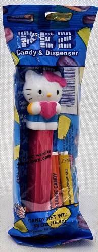 PEZ - Fullbody - Hello Kitty with Heart - White Kitty with pink bow and heart