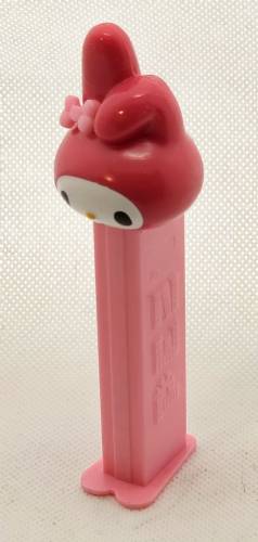 PEZ - Hello Kitty - My Melody - Pink and White Head, big mouth - A