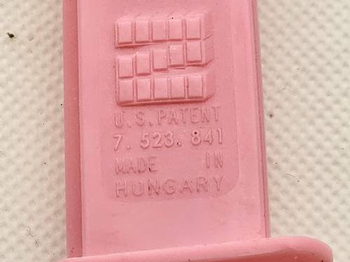 PEZ - Hello Kitty - My Melody - Pink and White Head, big mouth - A