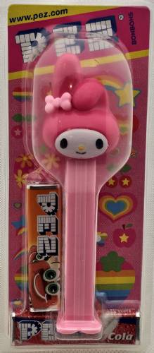 PEZ - Hello Kitty - My Melody - Pink and White Head, big mouth - A