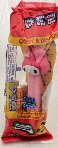 PEZ - Hello Kitty - My Melody - Pink and White Head, big mouth - A