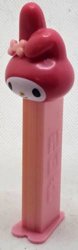 PEZ - Hello Kitty - My Melody - Pink and White Head, big mouth - A