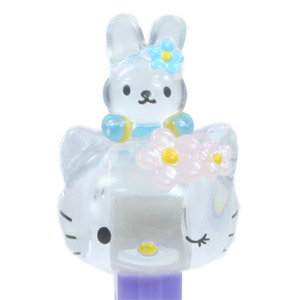 PEZ - Crystal Collection - Hello Kitty with Cathy - Clear Crystal Head