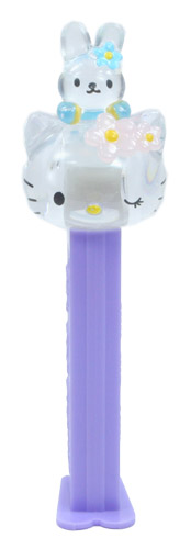 PEZ - Crystal Collection - Hello Kitty with Cathy - Clear Crystal Head