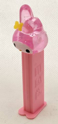 PEZ - Crystal Collection - My Melody - Clear Crystal Pink and White Head