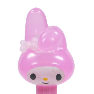 PEZ - Crystal Collection - My Melody - Cloudy Crystal Pink and White Head