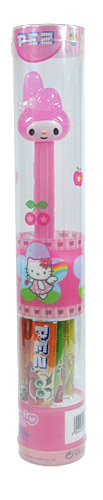 PEZ - Crystal Collection - My Melody - Cloudy Crystal Pink and White Head