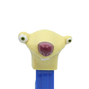 PEZ - Ice Age - Sid - no eyelids closed mouth - A