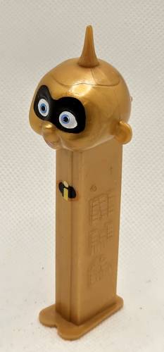 PEZ - Incredibles, The - Incredibles 1 - Jack-Jack - Masked, Gold Head - A