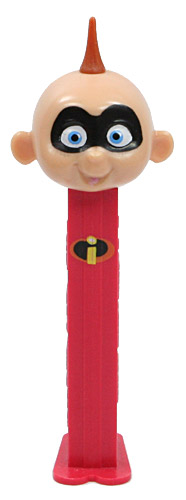 PEZ - Incredibles, The - Incredibles 1 - Jack-Jack - Masked, Tan Head - A