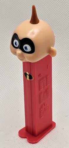 PEZ - Incredibles, The - Incredibles 1 - Jack-Jack - Masked, Tan Head - A