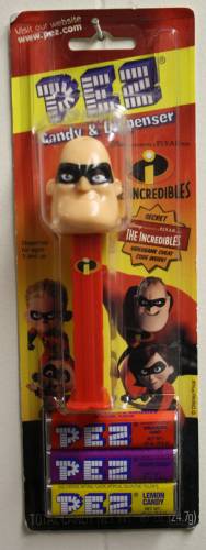 PEZ - Incredibles, The - Incredibles 1 - Mr. Incredible - Masked