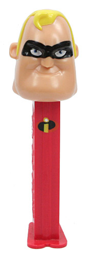 PEZ - Incredibles, The - Incredibles 1 - Mr. Incredible - Masked