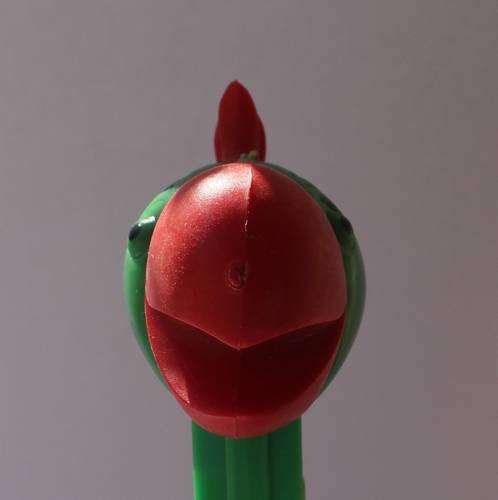 PEZ - Kooky Zoo - Cockatoo - Green Head, Red Beak