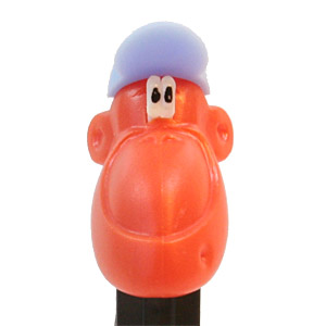 PEZ - Kooky Zoo - Mimic the Monkey - Orange/Blue