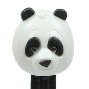 PEZ - Kooky Zoo - Panda - White Head - A