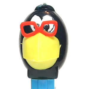 PEZ - Kooky Zoo - Raven - Blue/Short Yellow/Red