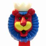 PEZ - Roar the Lion  Blue/Red/Cream