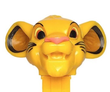 PEZ - Disney Movies - Lion King - Simba - darker ears - A